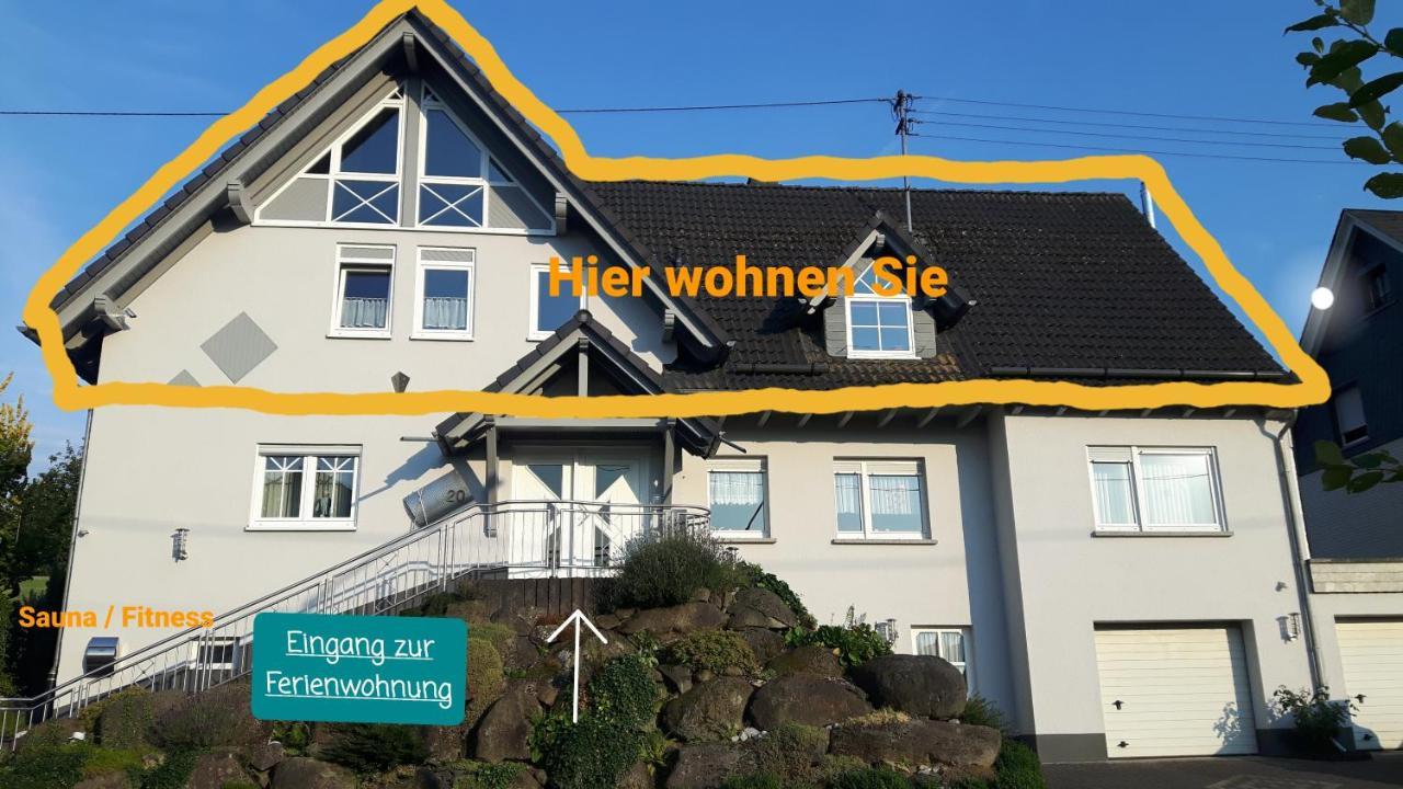 Ferienwohnung Fitness Entspannung Sauna Im Westerwald Derschen Exteriér fotografie